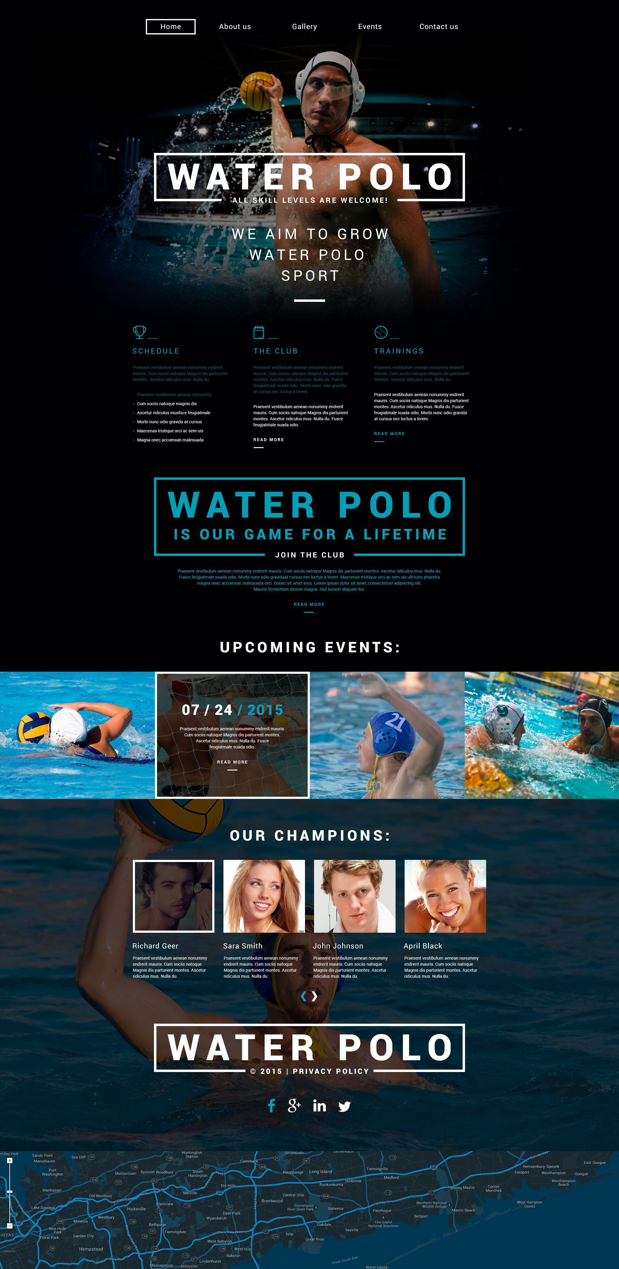 Polo Responsive Website Template - screenshot