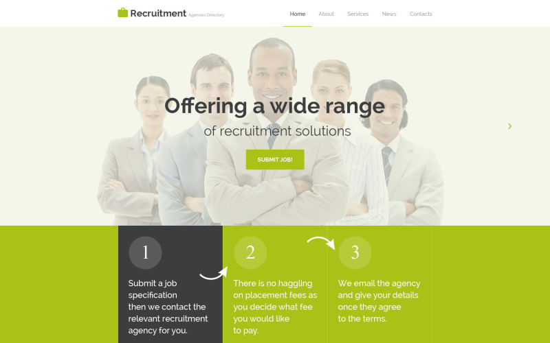 Public Relations Responsive Website Template