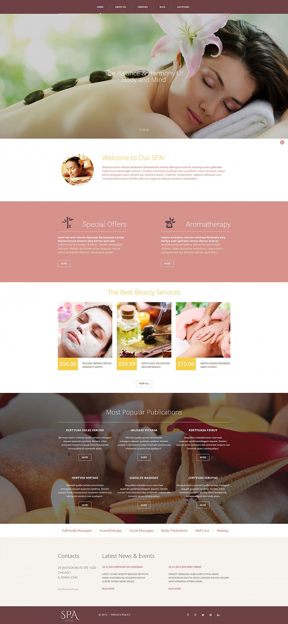 Spa Accessories Responsive Moto CMS 3 Template New Screenshots BIG