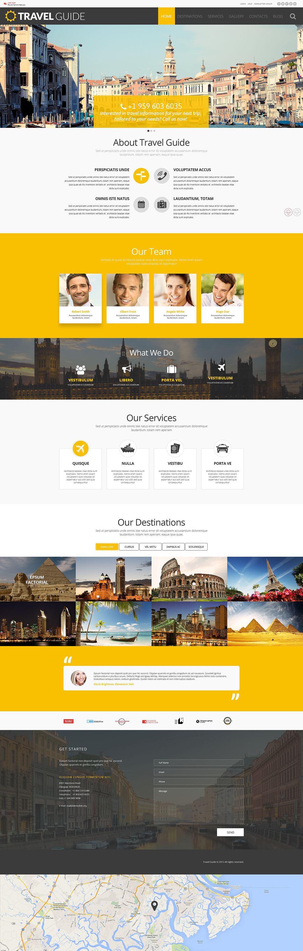 Travel Guide WordPress Theme New Screenshots BIG
