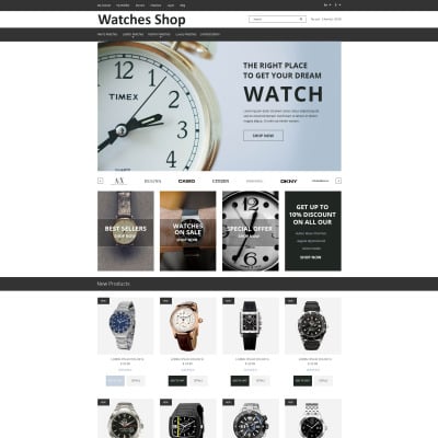 Watches Shop Magento Theme