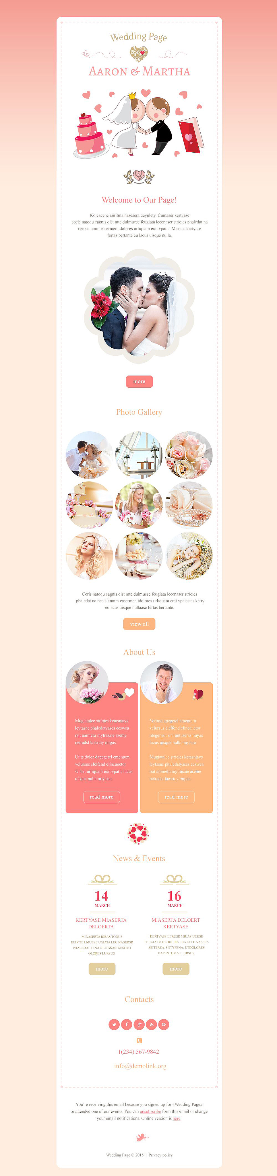 Wedding Planner Responsive Newsletter Template New Screenshots BIG