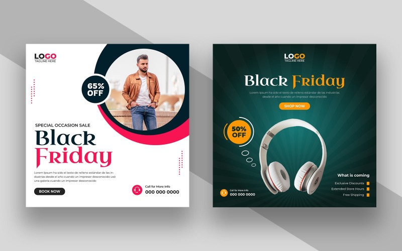Black Friday Sale Social Media Post Ver-3