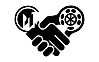 Elegant house and roof symbol for realtor, property developer, and housing projects