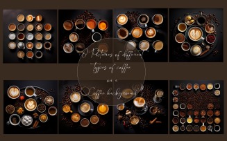 Different coffee sort presentation