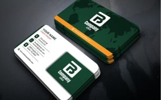 Geometric Modern Business Card PSD Templates