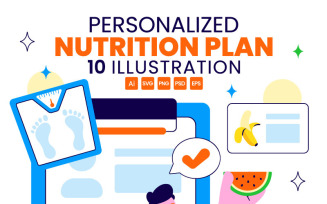 10 Personalized Nutrition Plan Illustration
