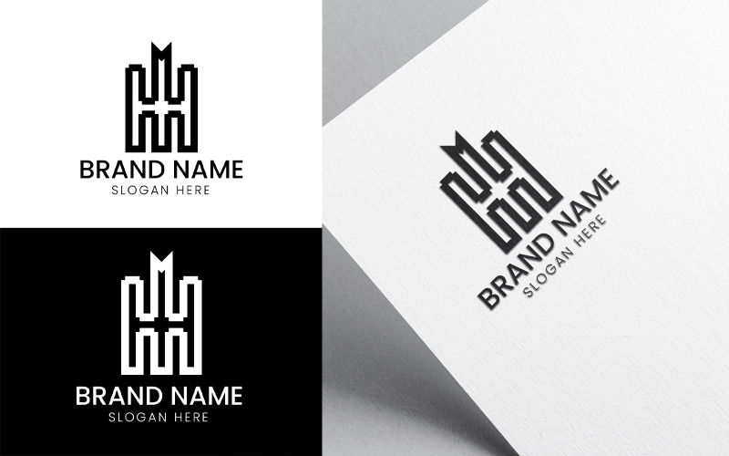 Letter MM Property real estate logo-993 Logo Template