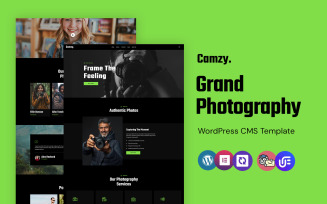 Camzy - Photography Portfolio WordPress Elementor Theme