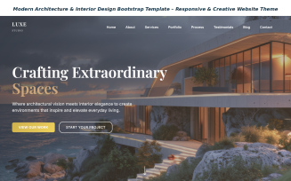 Modern Architecture & Interior Design Bootstrap Responsive Template