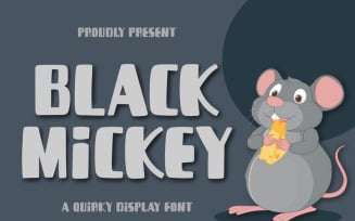 Black Mickey a Quirky Premium Font