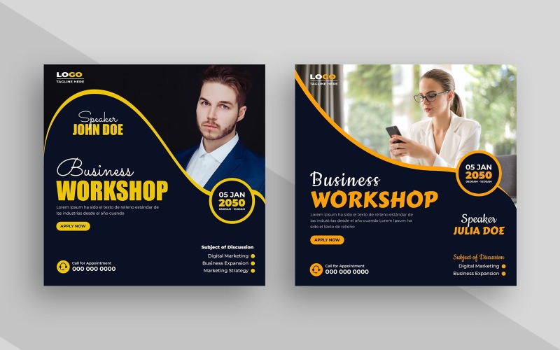 Business Conference Social Media Post Ver-2