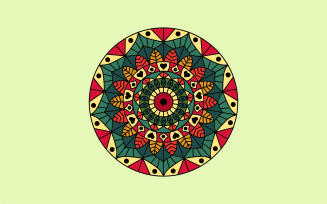 Mandala Creative Elegant Colorful background