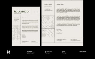 Modern Corporate Letterhead