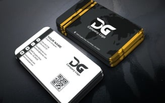 Modern Minimalist Business Card Design Templates in Photoshop