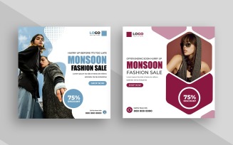 Monsoon Sale Social Media Post Template Ver-1