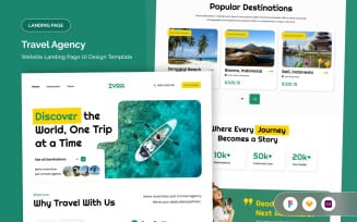 Tour and Booking Landing Page UI Kit
