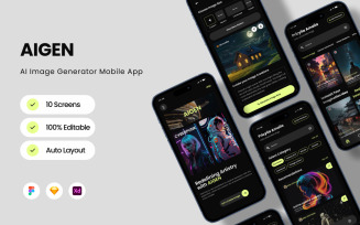 Aigen - AI Image Generator Mobile App