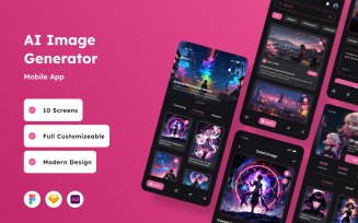 AutoAI - AI Image Generator Mobile App
