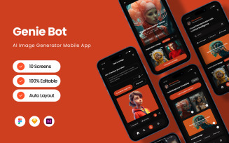 Genie Bot - AI Image Generator Mobile App