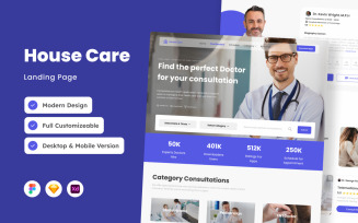 House Care - Doctors Appointment Landing Page