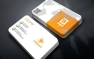 Modern Minimalist Business Card Templates Editable in Adobe Photoshop - E-Cards