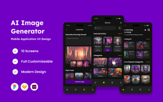 NovaWorks - AI Image Generator Mobile App