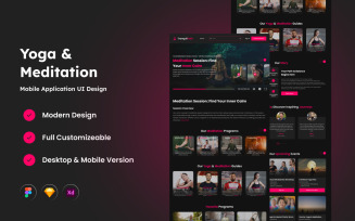 TranquilPath - Yoga & Meditation Landing Page