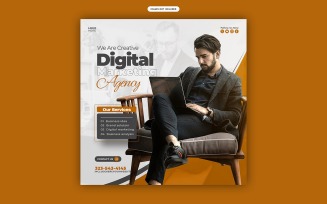 Digital Branding Agency Post Template