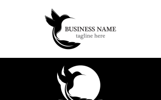 Flying Bird Logo Template Design