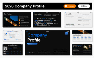 2026 Company Profile PowerPoint Template