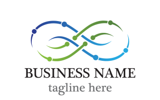 Infinity Tech Logo Template Design