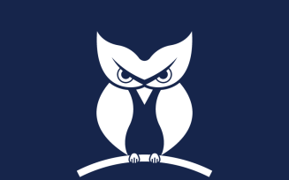Minimalist Owl Logo Template
