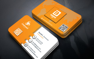 Modern Corporate Business Card Template for Photoshop