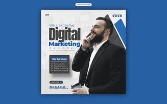 Modern Marketing Social Media Post Template