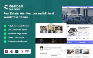 Realbari - Real Estate, Architecture and Minimal WordPress Theme