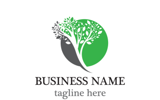 Tree Eco-friendly Concept Logo Template Design