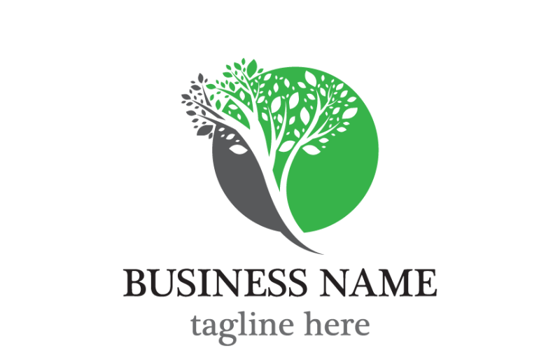 Tree Eco-friendly Concept Logo Template Design