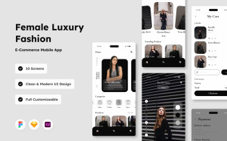 ChâteauChic - E-Commerce Mobile App for Female Luxury Fashion