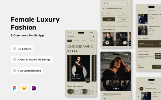 Chic de Rue - E-Commerce Mobile App for Female Luxury Fashion