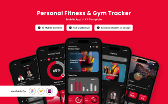 CoreFit - Fitness & Gym Tracker Mobile App