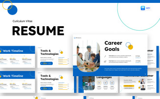 CV Resume Keynote Template