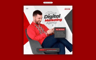 Digital Advertising Agency Social Media Template