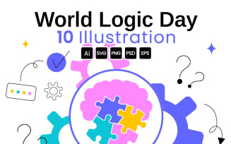 10 World Logic Day Illustration