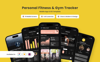 MaxUp - Fitness & Gym Tracker Mobile App