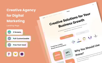 Prime - Creative Agency Landing Page for Digital Marketing