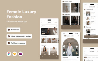 Verve - E-Commerce Mobile App for Female Luxury Fashion
