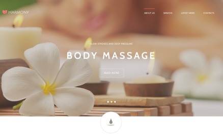 Harmony - Massage Salon Responsive Elegant Joomla Template