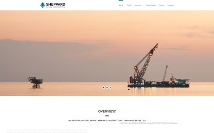 Sheppard - Marine Construction Responsive Classic HTML5 Website Template