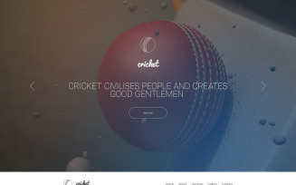Cricket Website Template